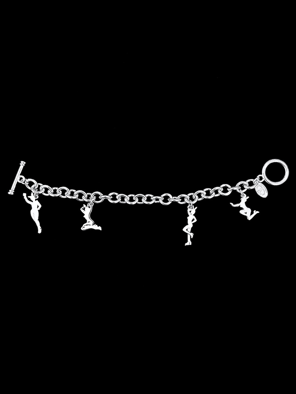 Playboy Bunny Girl Charm Bracelet